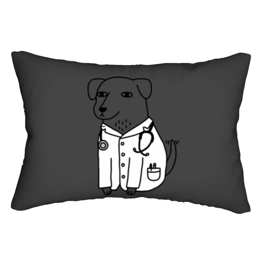 Discover Funny Dogtor Lumbar Pillows