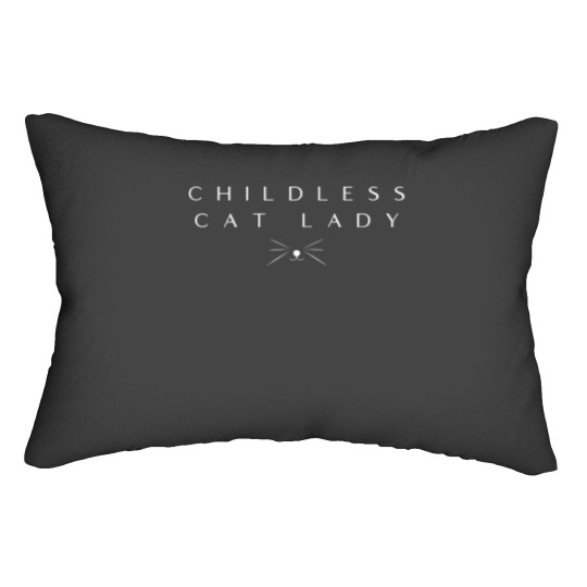 Discover Childless Cat Lady Lumbar Pillows 2024 Election Political Lumbar Pillows