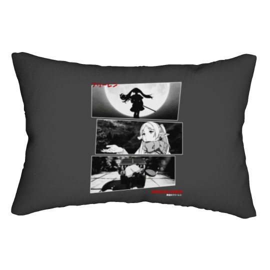 Discover Sousou No Frieren Frieren Halftone Design Lumbar Pillows