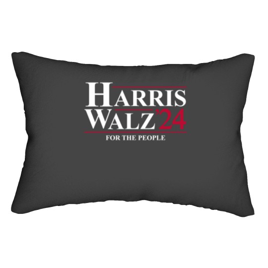 Discover Harris Walz Lumbar Pillows President Kamala Harris 2024 Lumbar Pillows
