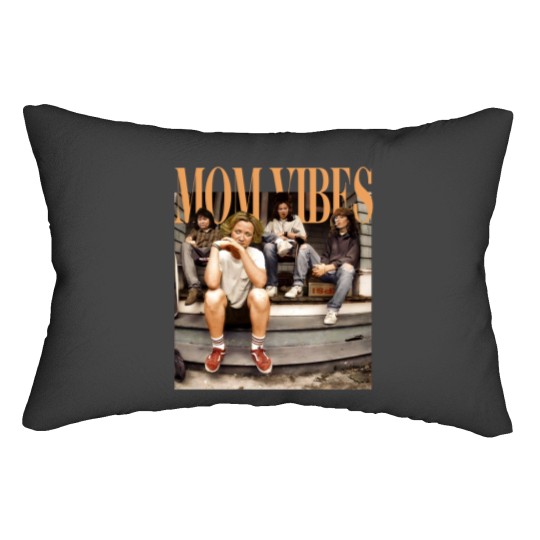 Discover Mom Vibes Thug Life Lumbar Pillows, 90s Mom Vibes Lumbar Pillows, Mother's Day Gift