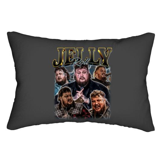 Discover Jelly Roll The Beautifully Broken Tour 2024 Lumbar Pillows 90S Vintage Concert