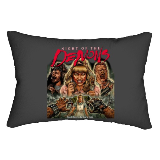 Discover Night Of The Demons Classic Lumbar Pillows