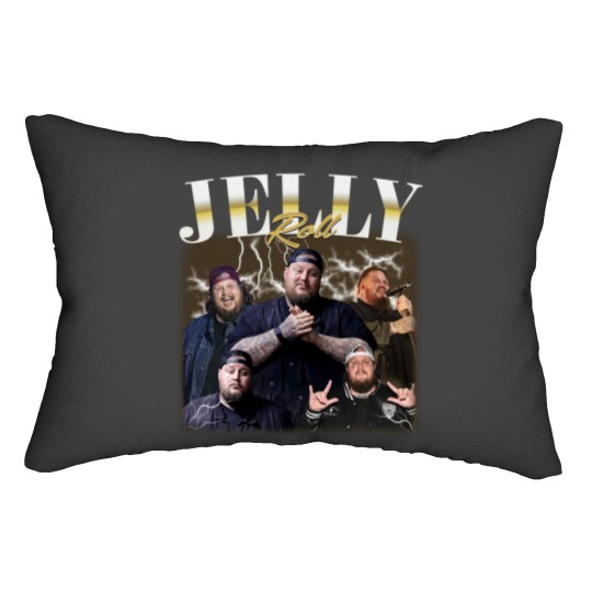 Discover Jelly Roll 2024 Tour Lumbar Pillow