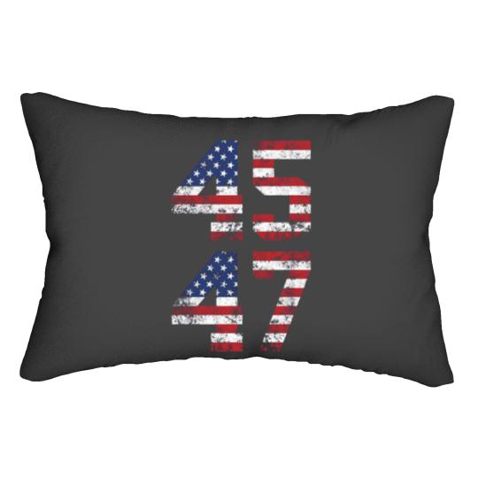 Discover Trump 2024 Lumbar Pillows - Supporter Gift