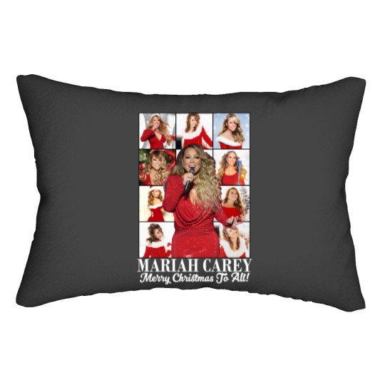 Discover Mariah Carey Christmas Lumbar Pillows - Merry Christmas One and All Tour 2023