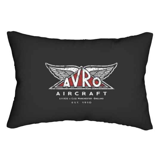 Discover Avro Logo Lumbar Pillows