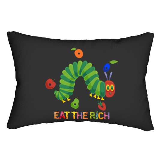 Discover Eat The Rich The Very Hungry Caterpilla Lumbar Pillows, Very Hungry