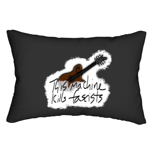 Discover Mandolin This Machine Kills Fascists Lumbar Pillows