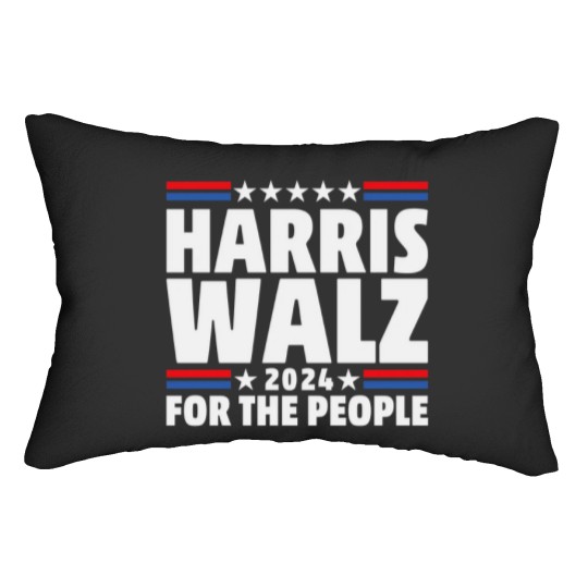 Discover Harris Walz For The People Campaign Lumbar Pillows