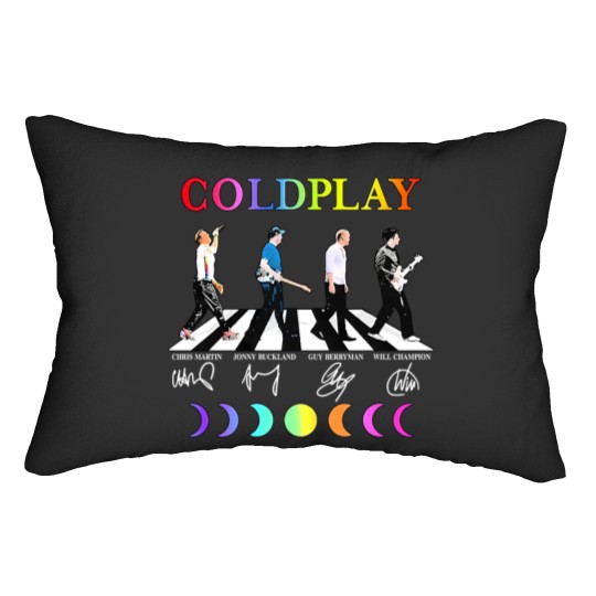 Discover Coldplay Band Lumbar Pillows Round