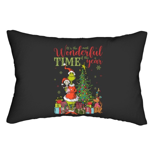 Discover Wonderfull time of the year Lumbar Pillows