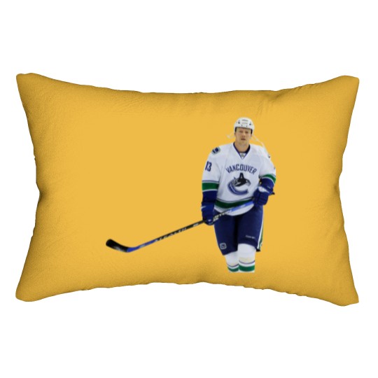 Discover Vancouver Canucks College ice hockey Defenseman Bandy Lumbar Pillows