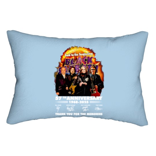 Discover Black Sabbath Band back to the beginning 2025 Lumbar Pillows