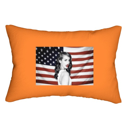 Discover Lana Del Rey American Flag Hipster Dope Mens Lumbar Pillows