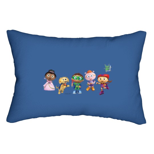 Discover Super WHY! Super Readers GroupSuper WHY! Super Readers Group Lumbar Pillows