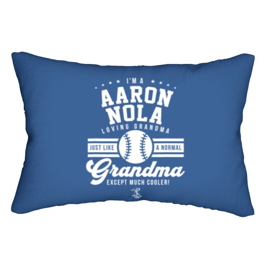 Discover Aaron Nola Im a Loving Grandma Gameday Lumbar Pillows