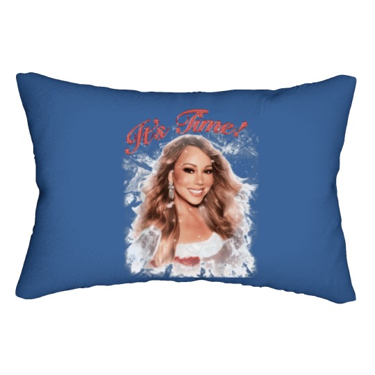 Discover Mariah Carey It's Time Lumbar Pillows, Mariah Carey Merry