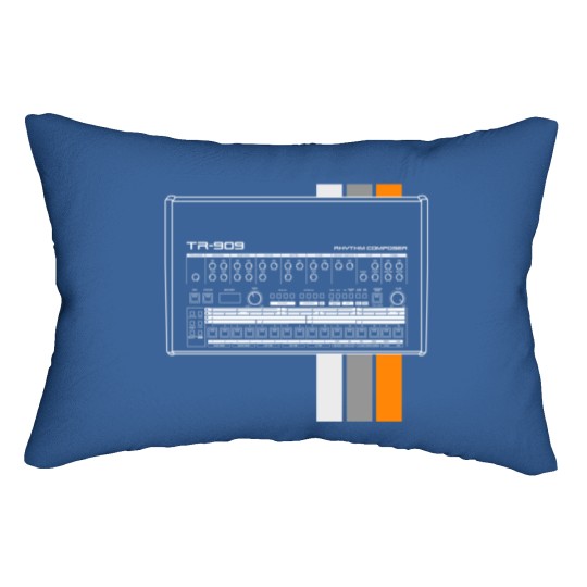 Discover TR 909 Dark Background Lumbar Pillows