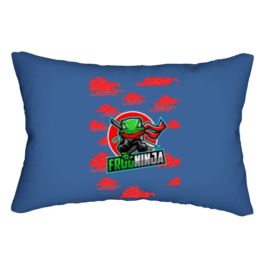 Discover Red Cloud Japanese Frog Ninja aniime Lumbar Pillows