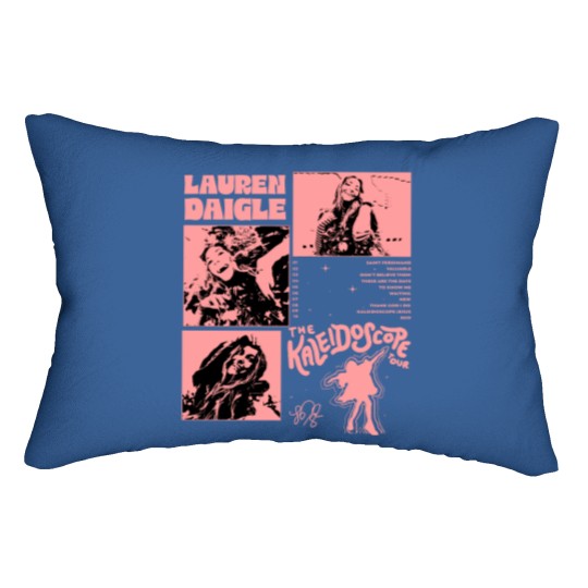 Discover Lauren Album Daigle 2023 Tour, The Kaleidoscope Tour 2023 Lumbar Pillows