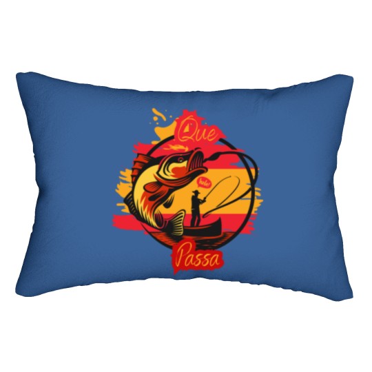 Discover Spain Fishing Flag Lovers - Fisherman Lumbar Pillows