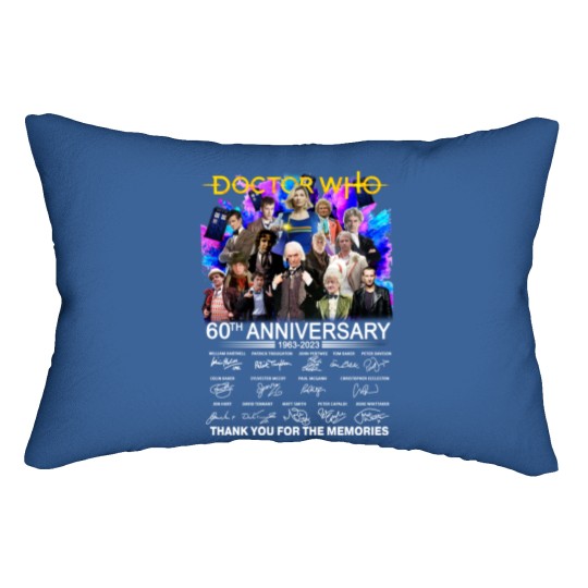 Discover Doctor Who 60th Anniversary 1963 ? 2023 Signature Lumbar Pillows