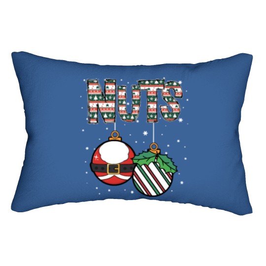Discover Chest Nuts Christmas Couples Matching Funny Chest And Nuts Christmas Couples Matching Pajamas Lumbar Pillows