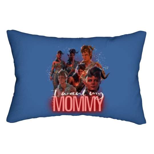 Discover Karlach, I Want My Mommy Karlach Baldur'S Gate  Lumbar Pillows, Baulders Baldur Lumbar Pillows