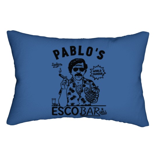Discover Pablo Escobar Famous Bar Lumbar Pillows