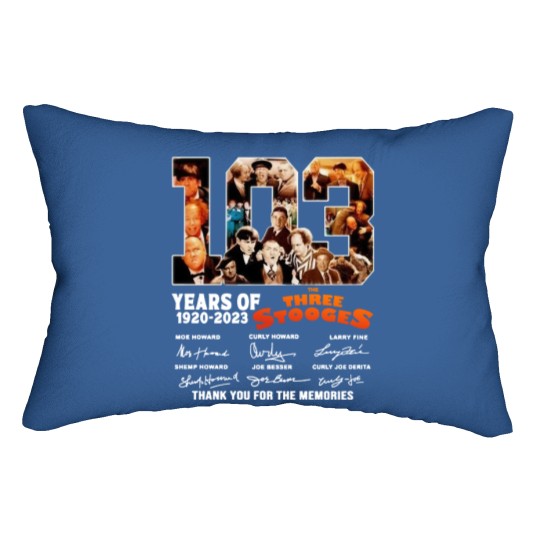 Discover 103 Years Of The Three Stooges Movie Lumbar Pillows, Thank You Lumbar Pillows