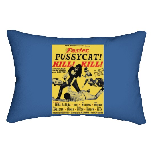 Discover Faster Pussycat Kill Kill 1966 Cult Movie without background Artwork Vintages Tshir T-Shi Lumbar Pillows