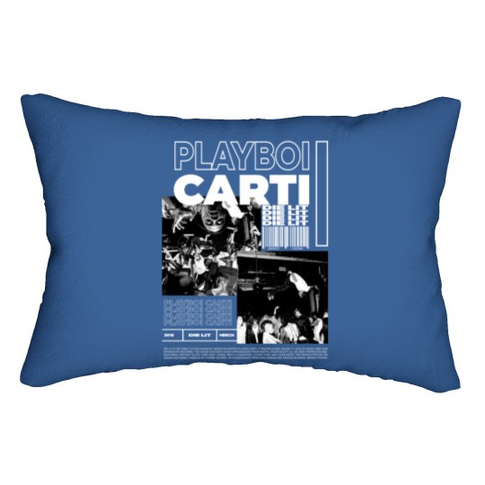 Discover Vintage Playboi Carti Lumbar Pillows Merchandise