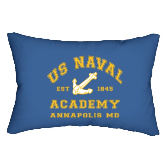 Discover Us Naval Academy Lumbar Pillows
