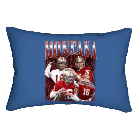 Discover Vintage Joe Montana Lumbar Pillow