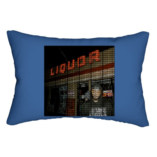Discover JPEGMAFIA LP! (OFFLINE) Text Design Lumbar Pillows