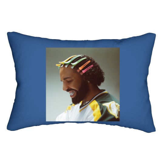 Discover Drake Face Lumbar Pillow - For All The Dogs Tour Merchandise