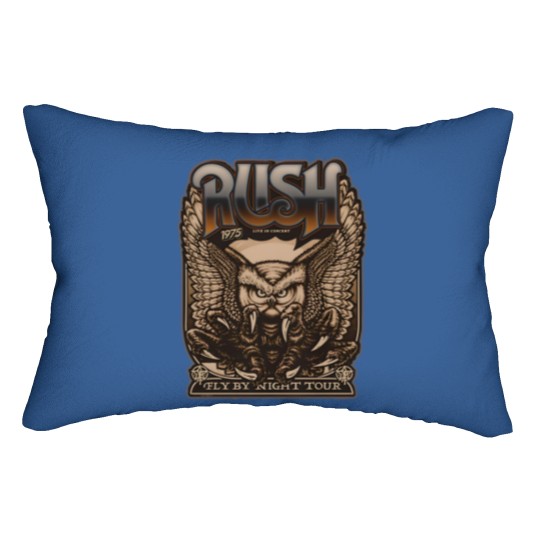 Discover Rush Band Unisex Softstyle Lumbar Pillows
