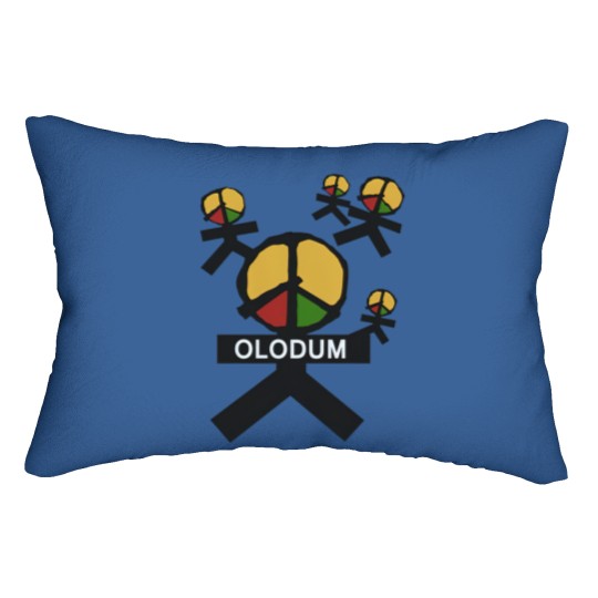 Discover They Don't Care About Us, Olodum, Peace Lumbar Pillows