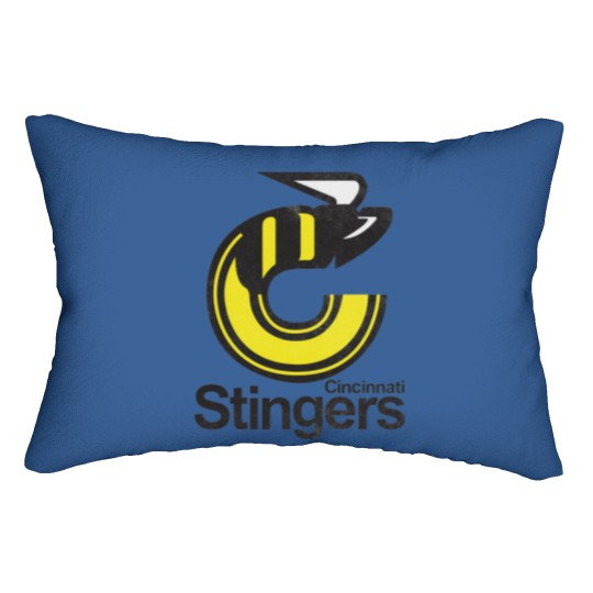 Discover Defunct Cincinnati Stingers Hockey - Ohio - Lumbar Pillows