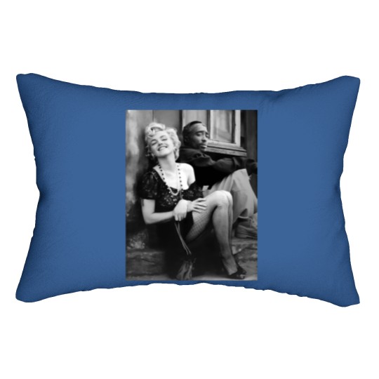 Discover Tupac Marilyn Monroe Hiphop Legend Lumbar Pillows