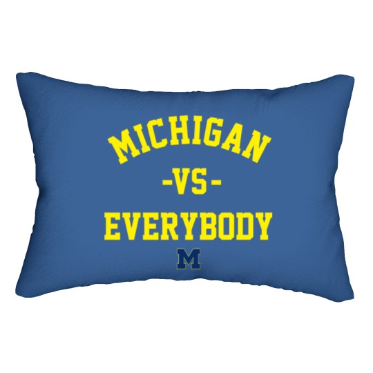 Discover Roman Wilson Michigan Vs Everybody Lumbar Pillows, Lumbar Pillows