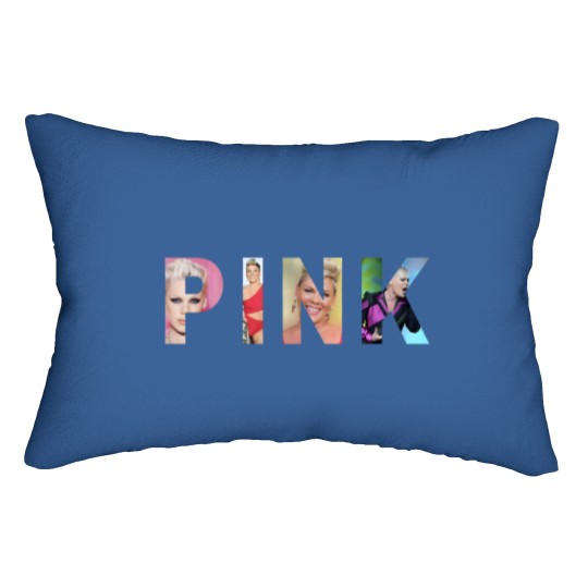 Discover Pink Concert Lumbar Pillows
