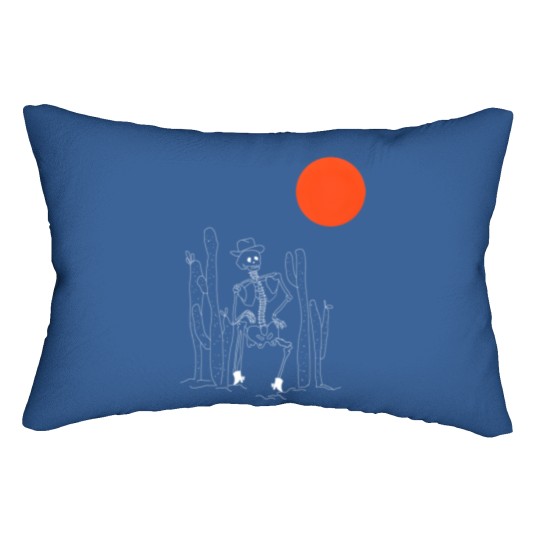 Discover Blood Moon Skeleton Reverse Lumbar Pillows