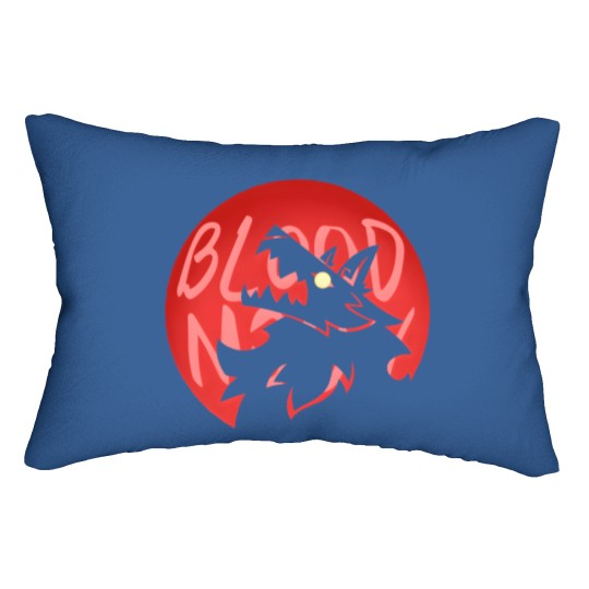 Discover Blood Moon Werewolf Lumbar Pillows