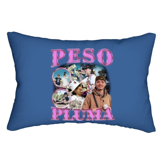 Discover Peso Pluma Music Lumbar Pillows, Peso Pluma Merch