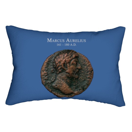Discover Ancient Roman Coin - MARCUS AURELIUS Lumbar Pillows