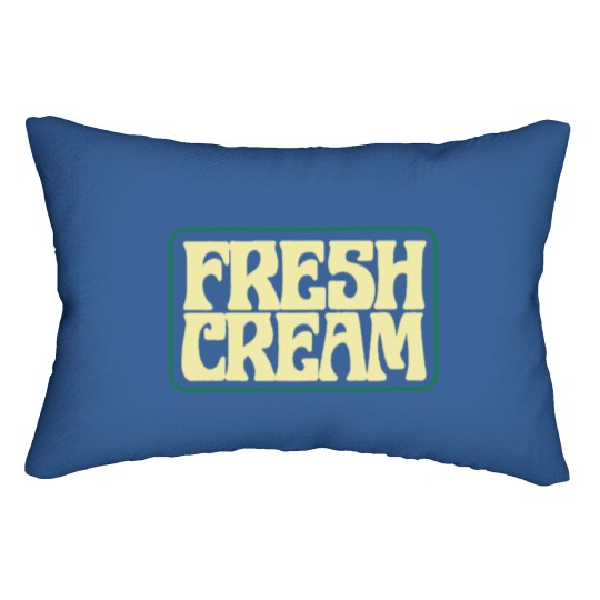 Discover Cream Band Lumbar Pillows
