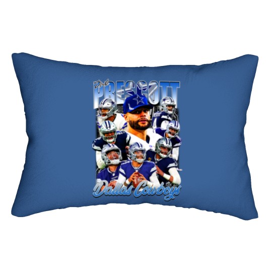 Discover Vintage 90s Graphic Style Dak Prescott Lumbar Pillows Football Lumbar Pillows