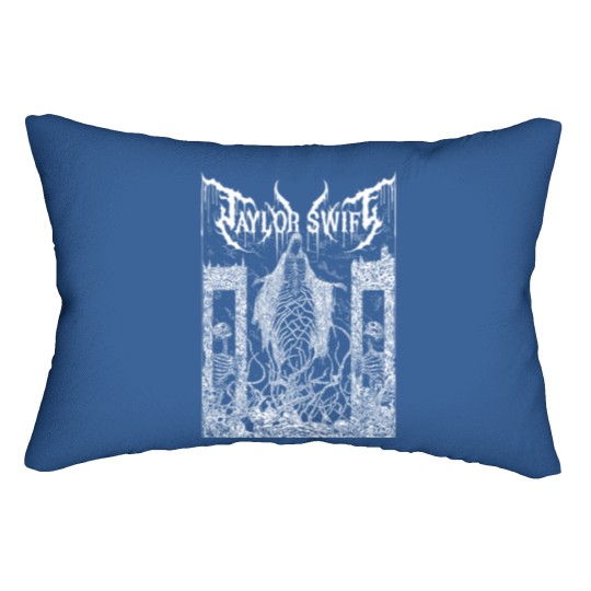 Discover Black Metal Swifts Lumbar Pillows